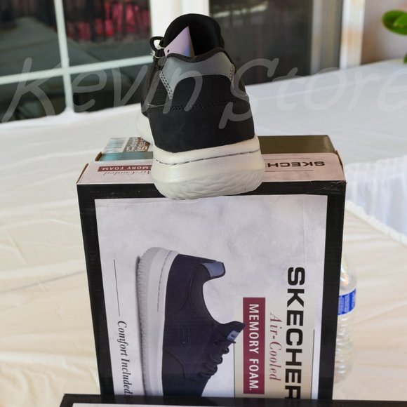 2 pairs  Skechers bundle shoes BLACK+nAVY  men shoes - Picture 13 of 16